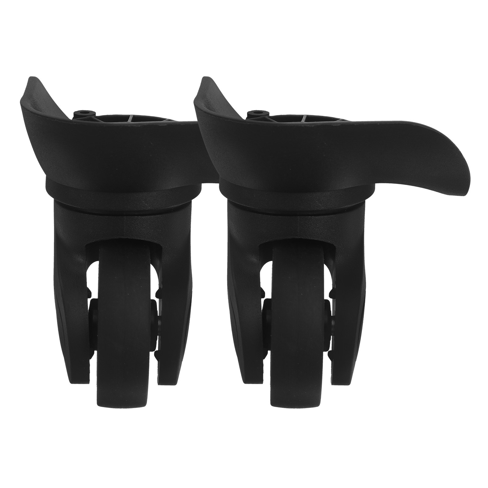 Travel Luggage Set - 2pcs Universal Suitcase Wheels Replacement Black
