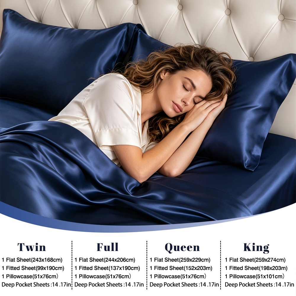 100% Bamboo Fiber Satin Bed Sh - Silk Pillowcase 评论和价格