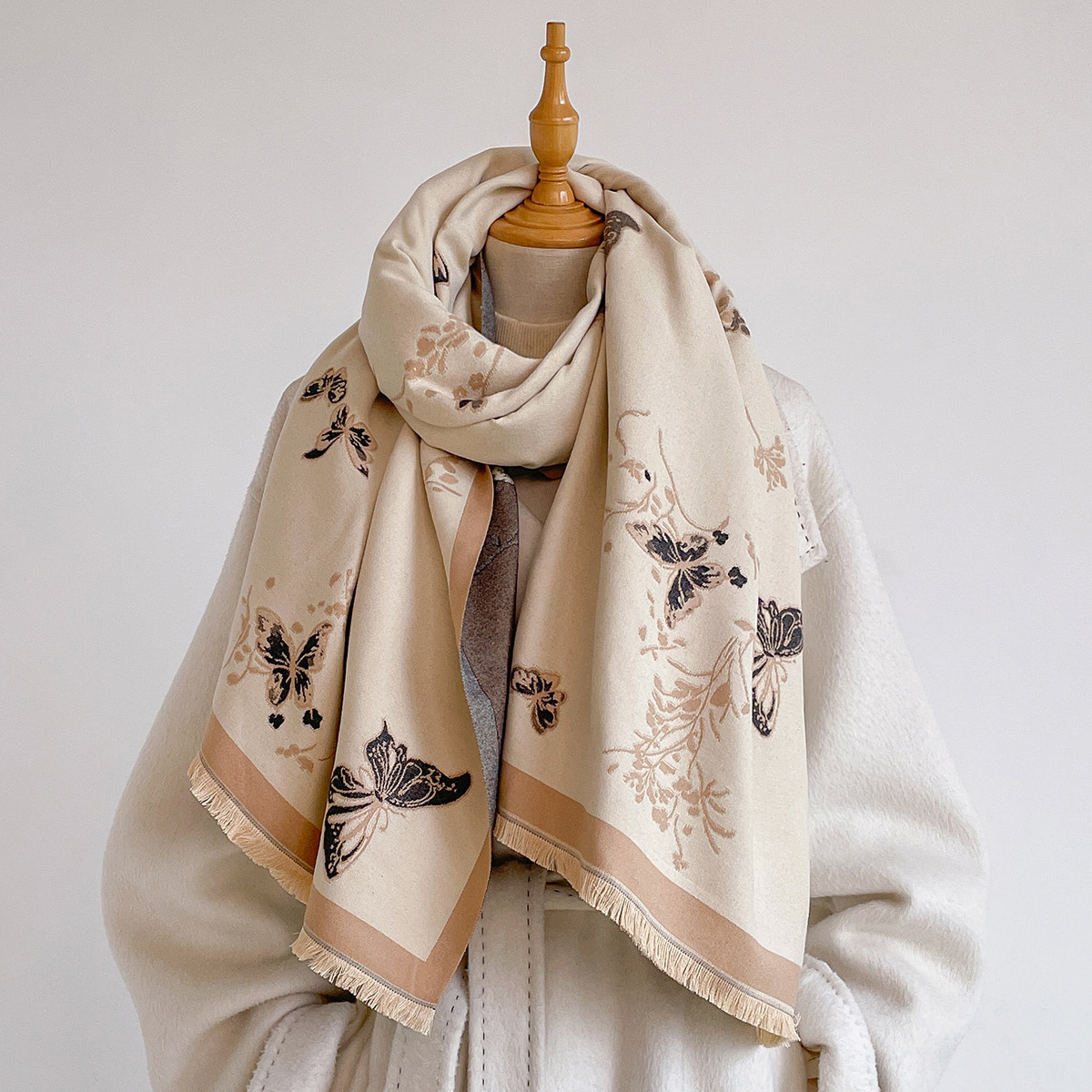 Women Imitation Cashmere Scarf - Cashmere Scarf 评论和价格