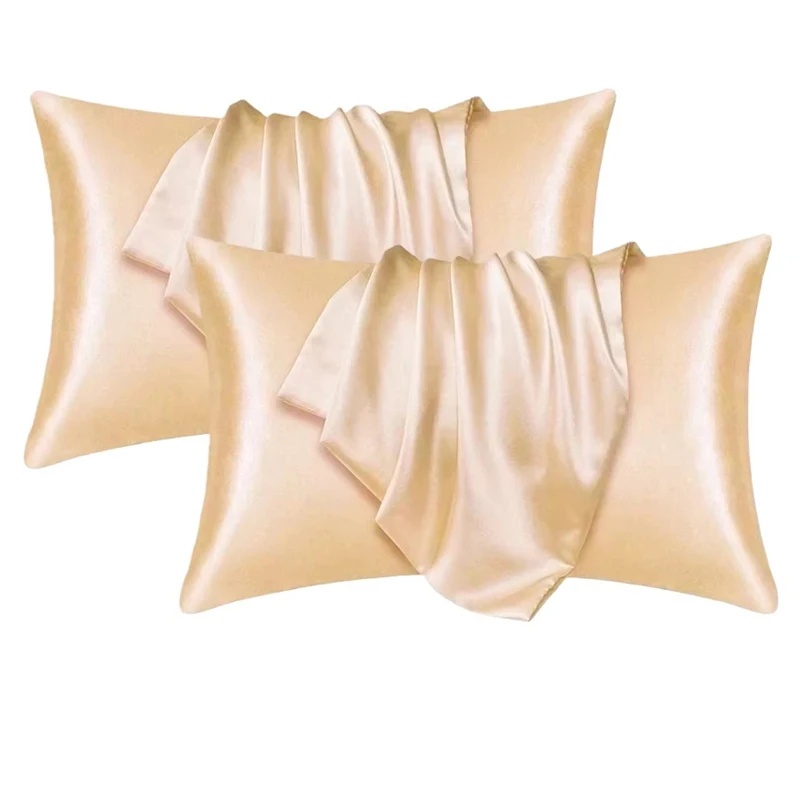 1/2pcs Satin Silk Pillowcase f - Silk Pillowcase 评论和价格
