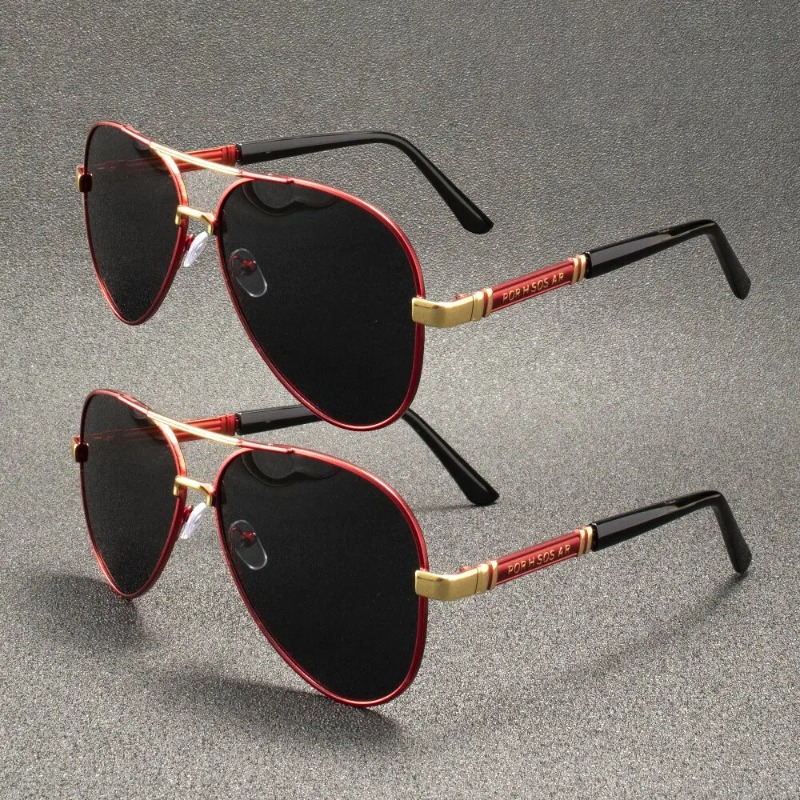 1/2PCS Retro Polarized Sunglas - Sunglasses Uv400 评论和价格