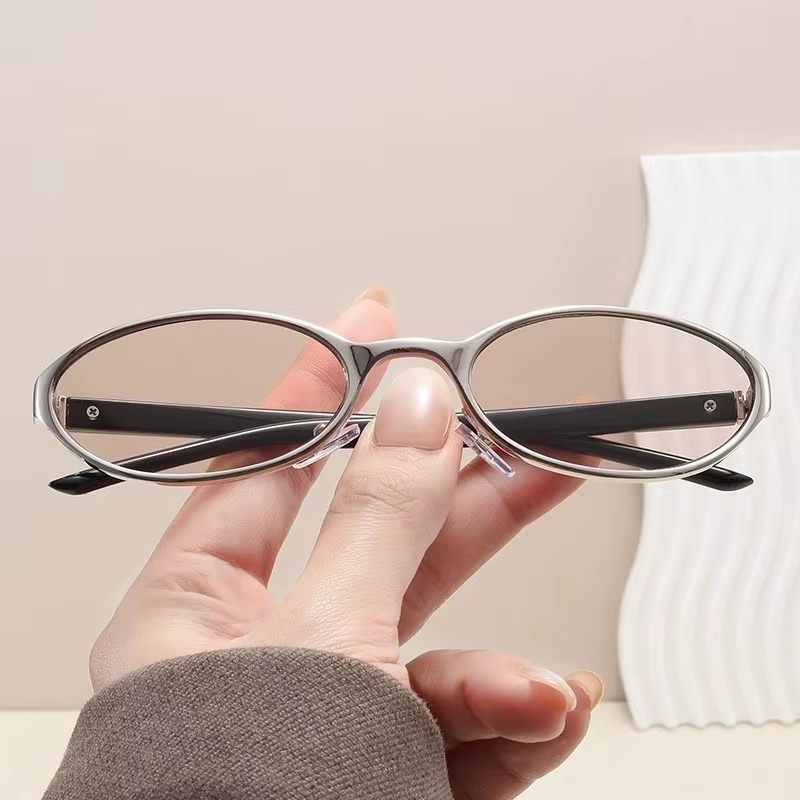 Retro Oval Design Sunglasses W - Designer Sunglasses 评论和价格