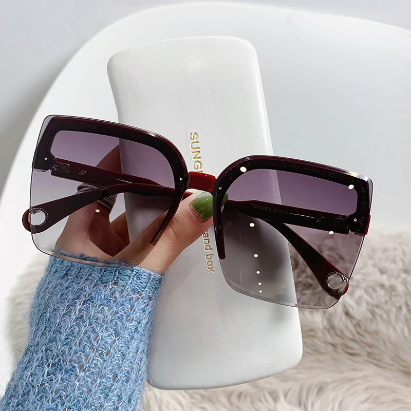 Oversized Sunglasses Man Woman - Sunglasses Uv400 评论和价格