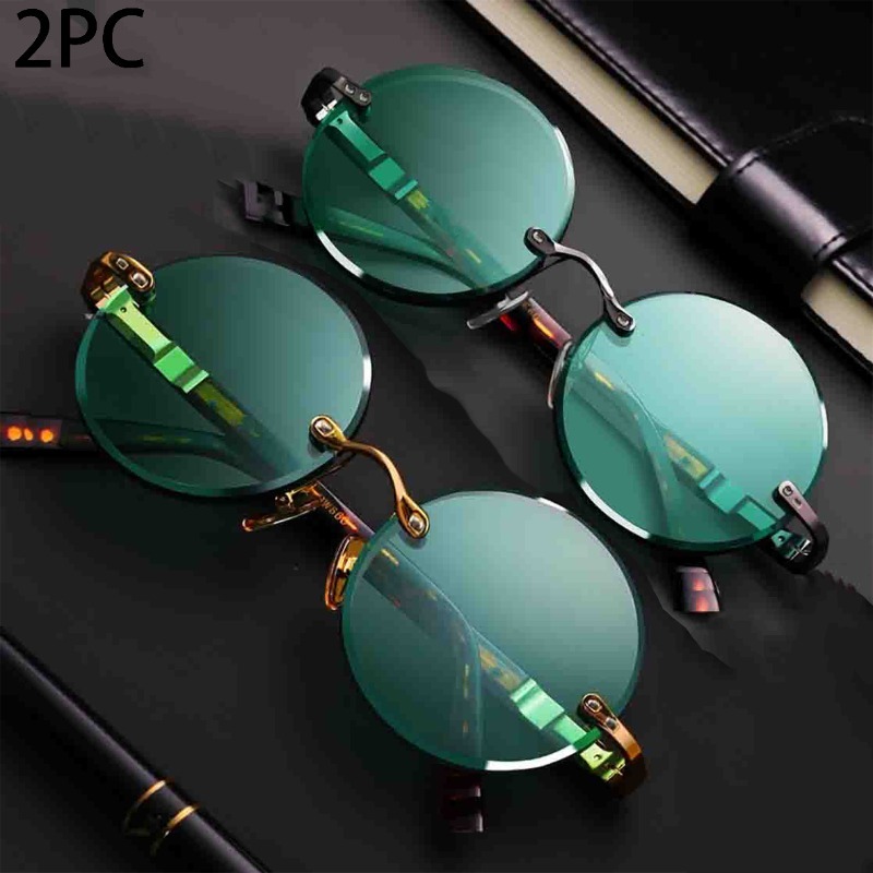 Fashion Classic Rimless Sungla - Designer Sunglasses 评论和价格