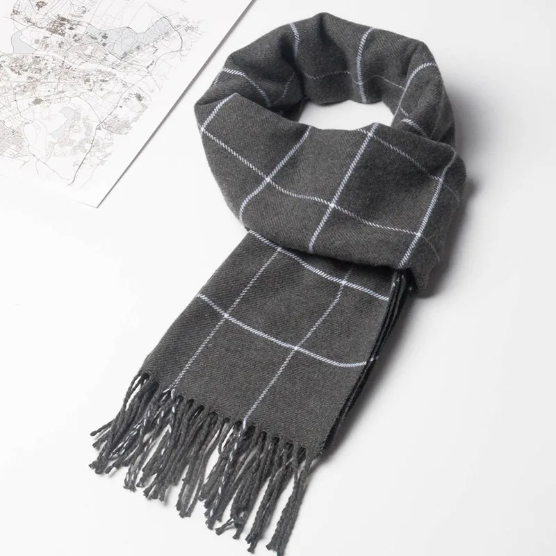 2023 New Winter Men Scarf Keep - Cashmere Scarf 评论和价格