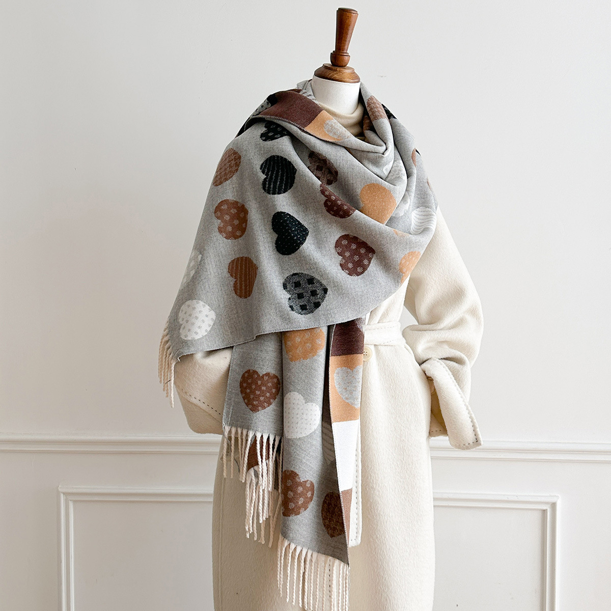 Women Imitation Cashmere Scarf - Cashmere Scarf 评论和价格