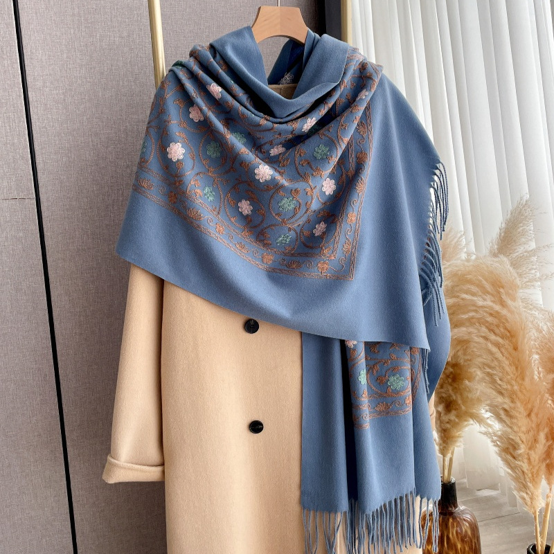 2025 New Embroidery Cashmere S - Cashmere Scarf 评论和价格