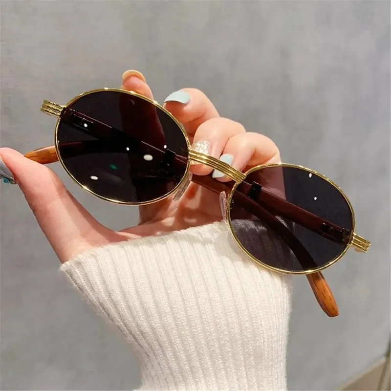 Fashion Small Frame Vintage Ro - Sunglasses Uv400 评论和价格