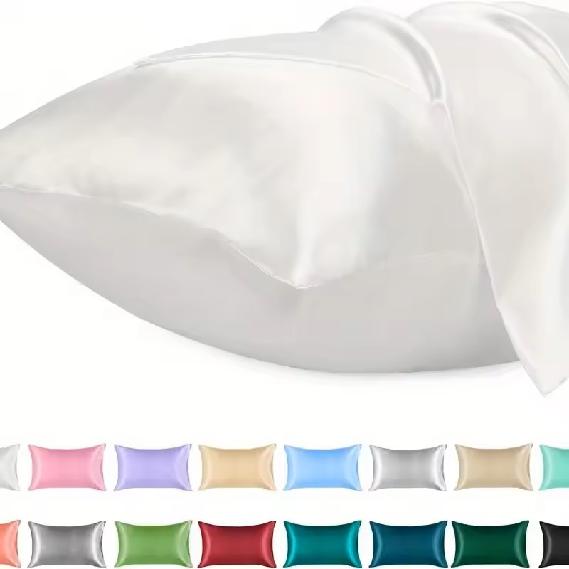 1PC Satin Pillowcase for Hair  - Silk Pillowcase 评论和价格