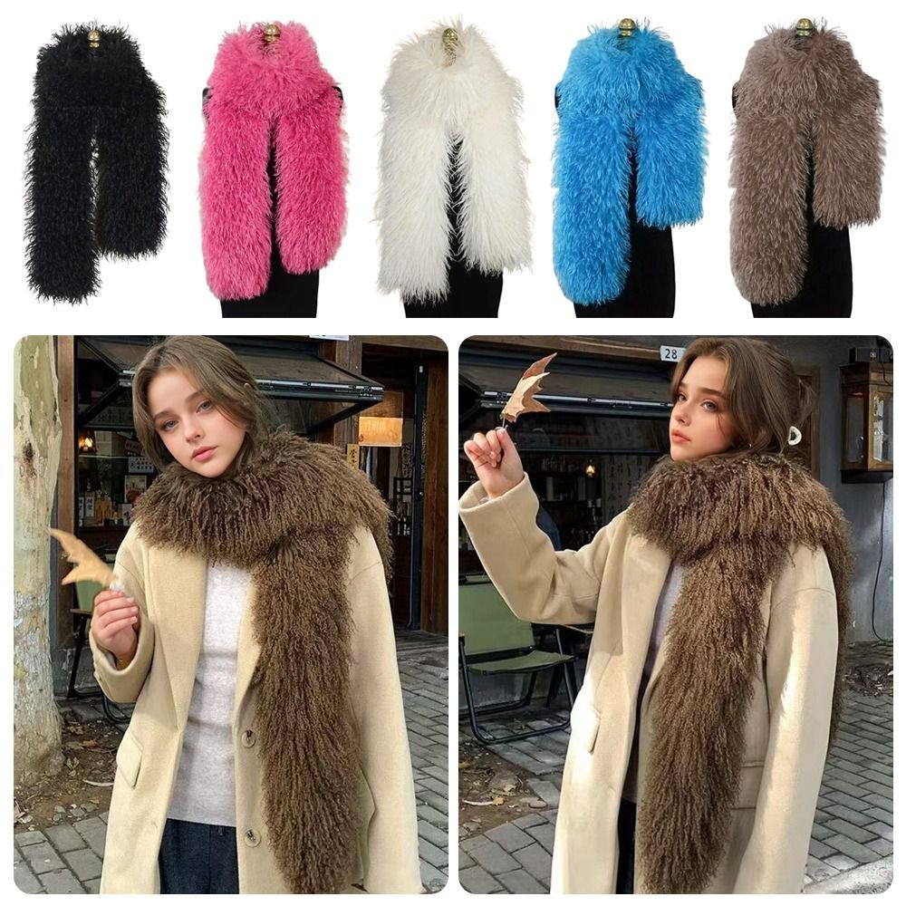 180CM Imitation Wool Scarf Dou - Cashmere Scarf 评论和价格