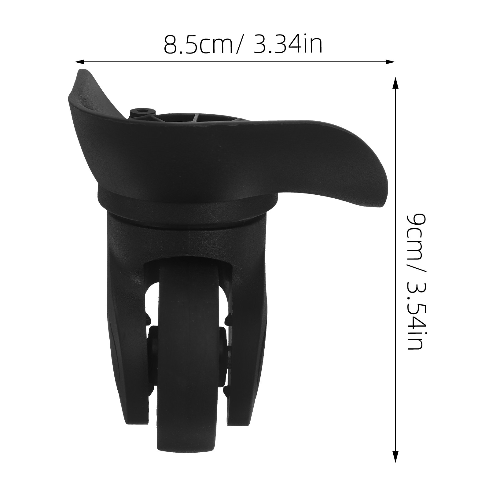 2pcs Universal Suitcase Wheels - Travel Luggage Set 评论和价格