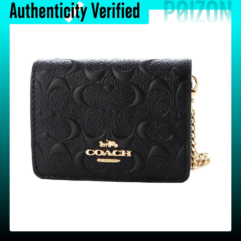 COACH Wallet Cow Leather Cross - Leather Wallet Men 评论和价格